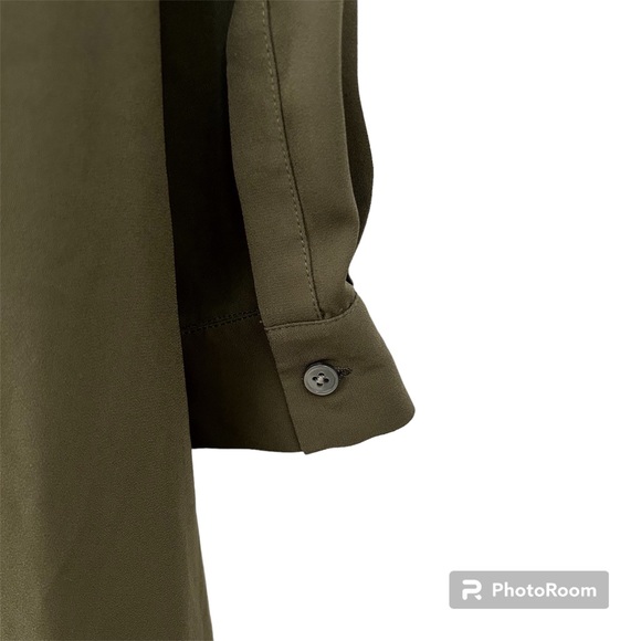 Banana Republic Long Sleeve Drop Waist Ruffle Dress - Picture 5 of 7